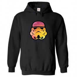 Trooper Helmet Classic Unisex Kids and Adults Pullover Hoodie for Sci-Fi Movie Fans